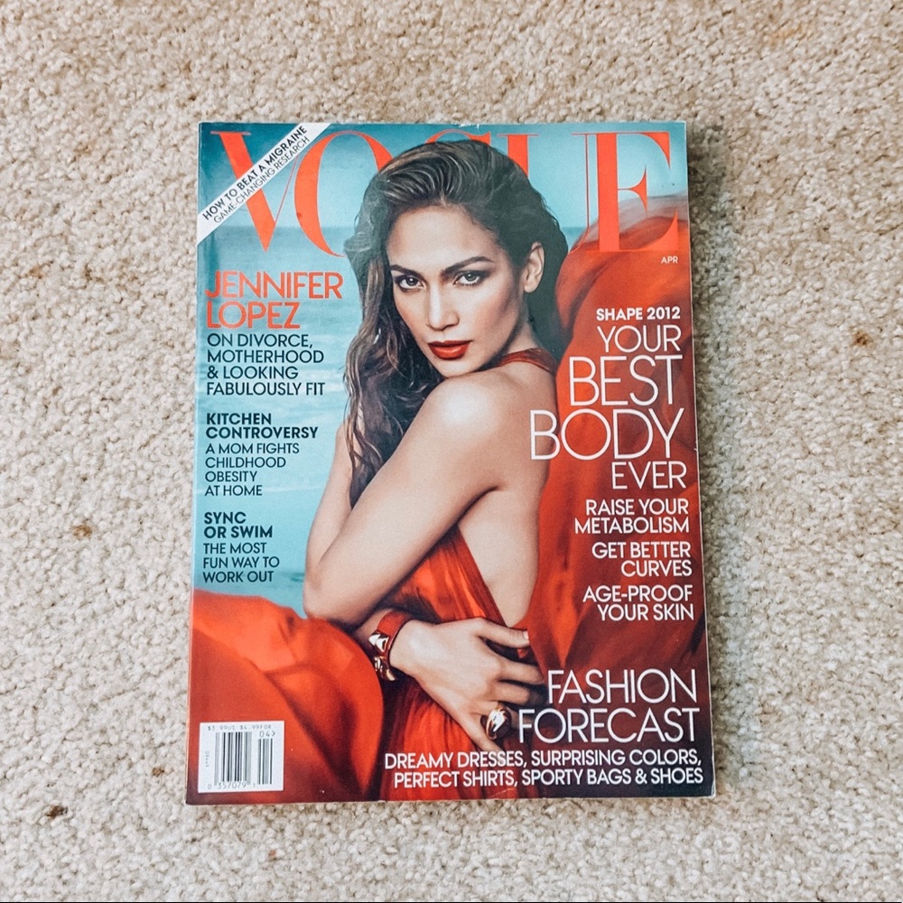JLO Vogue April 2012 Magazine